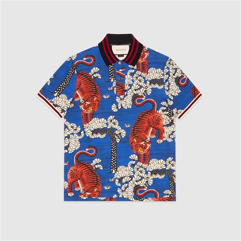 gucci bengal print shirt|Gucci tiger ready to wear.